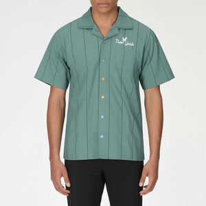 Negative Space New York Empire City Manufacturing Button Up Shirt Mens‎ L